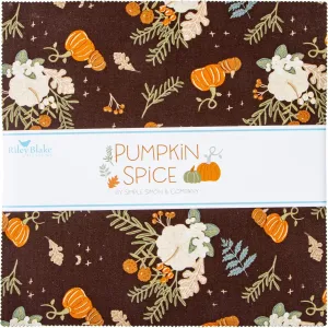 Simple Simon & Company Pumpkin Spice 42 10-inch Squares Layer Cake Riley Blake 10-14990-42