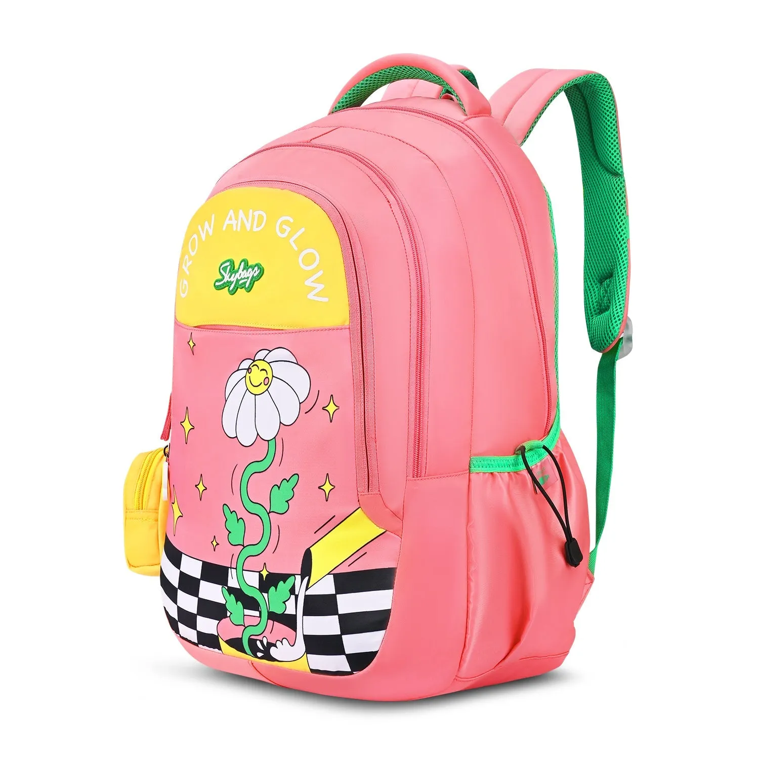 Skybags JADE 01 GROWNGLOW SCL BP PINK