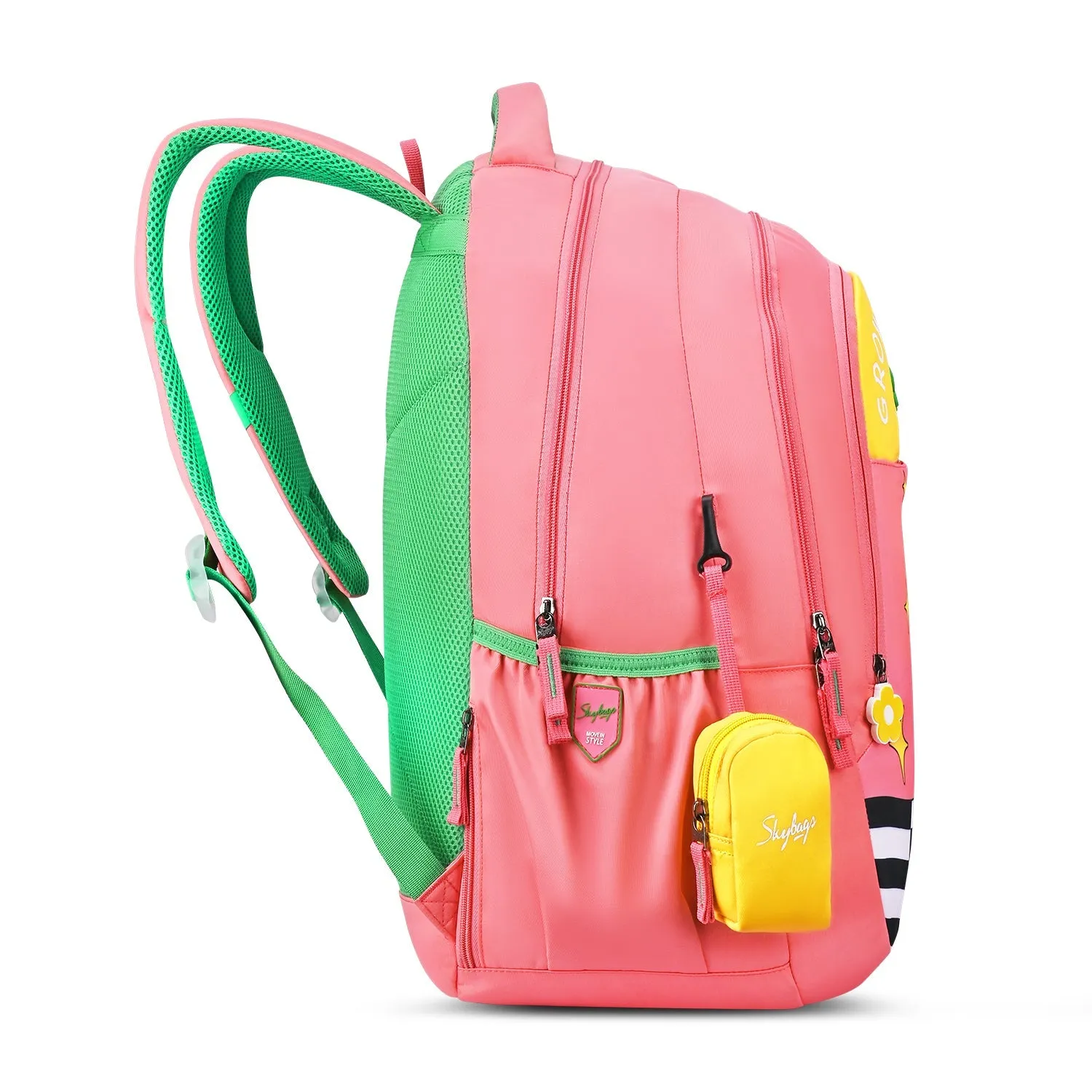 Skybags JADE 01 GROWNGLOW SCL BP PINK