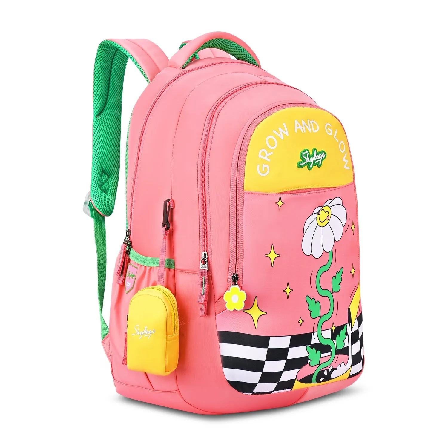 Skybags JADE 01 GROWNGLOW SCL BP PINK