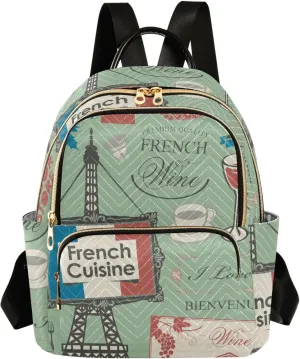 Small Backpack for Women Quilted Backpack Fashion Shoulder Bag Casual Daypack(Pattren 2)