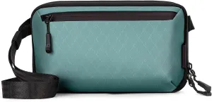 Small Crossbody Bag for Women, Vegan Waterproof Shoulder Purse with Nylon Diamond Quilted Fabric, Polyester 900D Backing