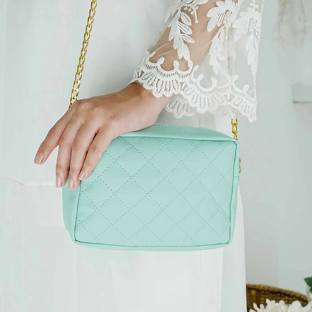 Square Stitched Crossbody Bag