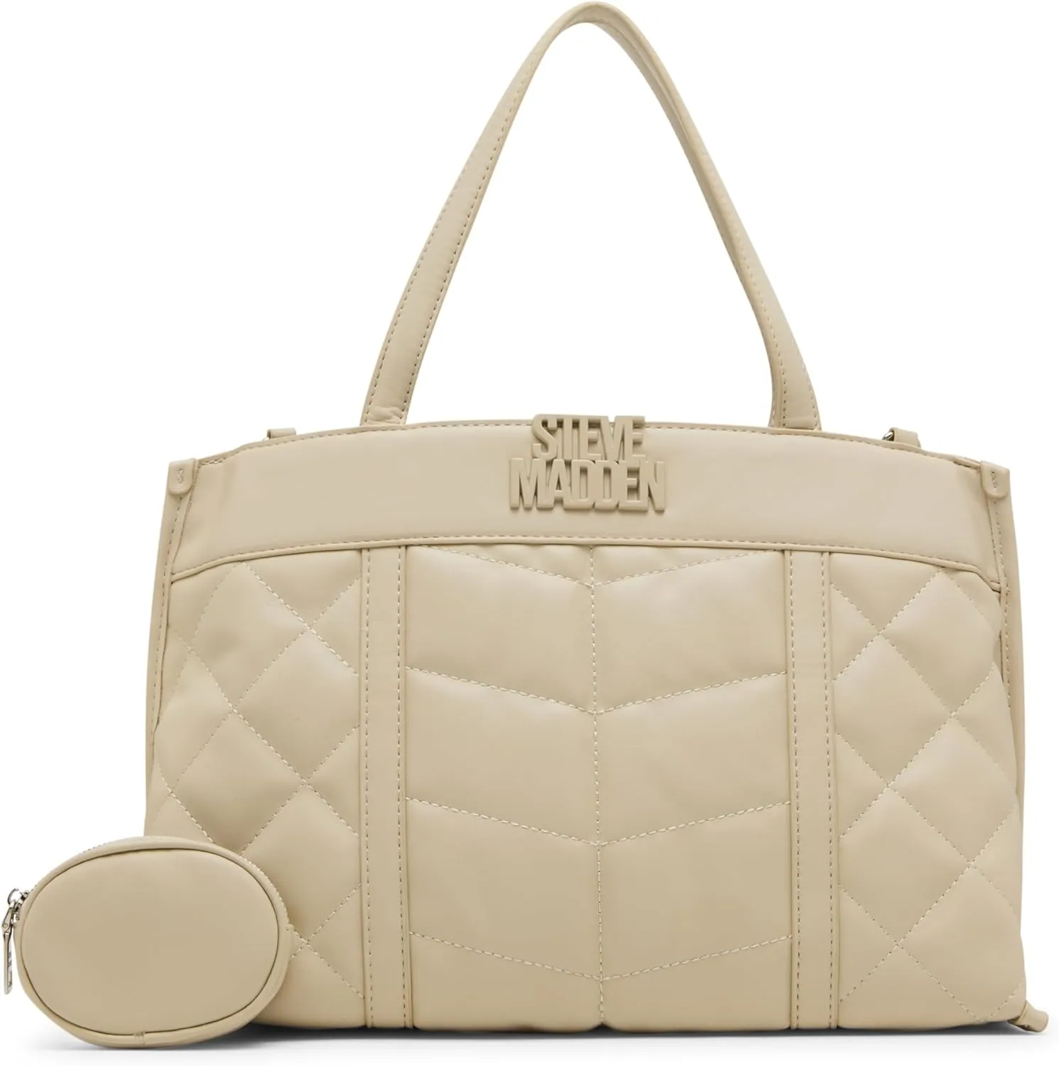 Steve Madden Belia Chevron Quilted Satchel