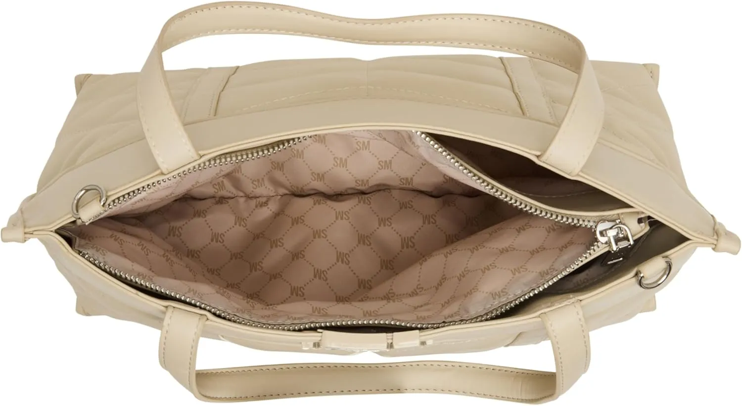 Steve Madden Belia Chevron Quilted Satchel