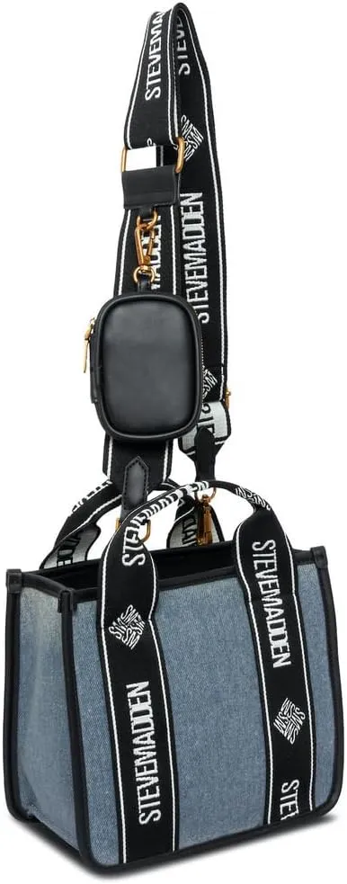 Steve Madden Denim Canvas Bwebber Bag