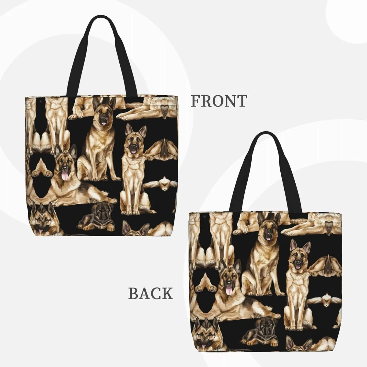 Stripes Black White Print Fashion Tote Bag,Travel Handbag For Women, Hobo Bags, Work Shoulder Bags Crossbody Bag
