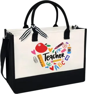Teacher Appreciation Gifts for Women,Teachers Day,Teachers Must Have,Teacher Birthday Gifts,Christmas Gift for teahcer,Thank You Gift,Tote Bag for Women