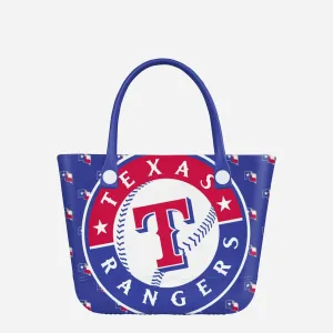 Texas Rangers Big Logo Mini Print Tailgate Tote Bag