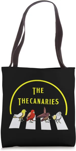The Canaries Pedestrian Songbird Finch Pet Bird Lover Gift Tote Bag