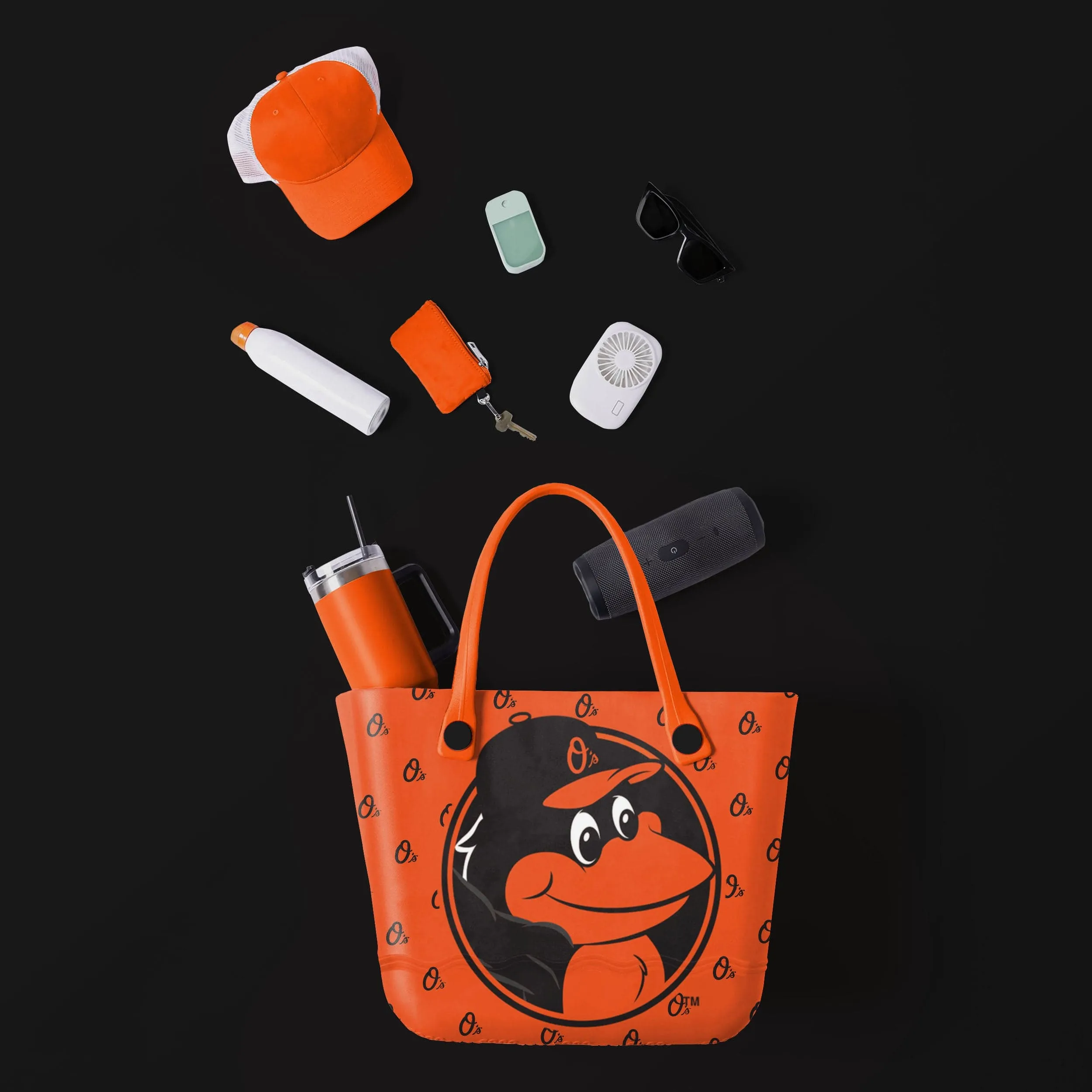 The Oriole Bird Baltimore Orioles Mascot Tailgate Tote Bag