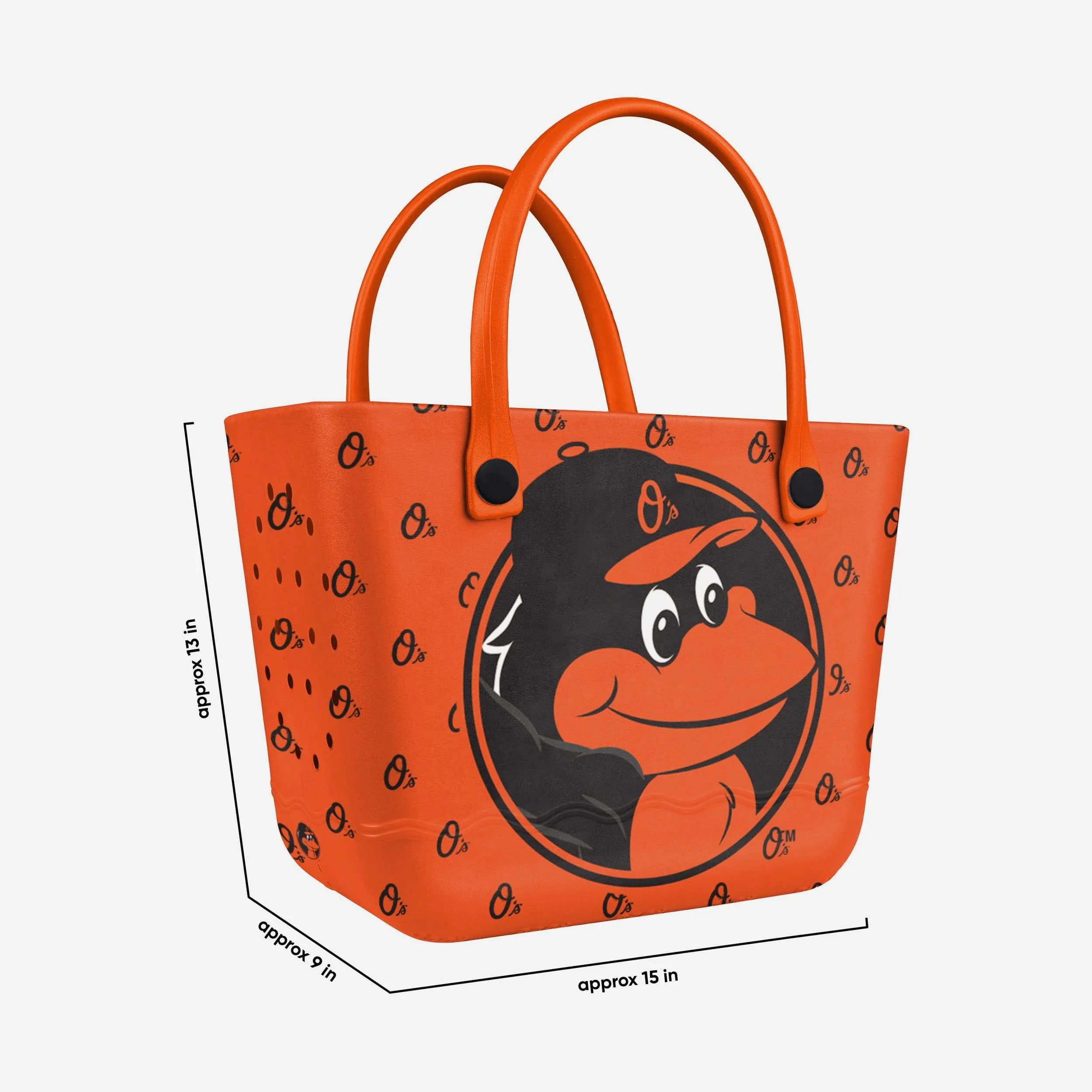 The Oriole Bird Baltimore Orioles Mascot Tailgate Tote Bag