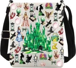 TIIMG Musical Gift Musical Theatre Elphaba Glinda Fans Gift Movie Fans Crossbody Bag