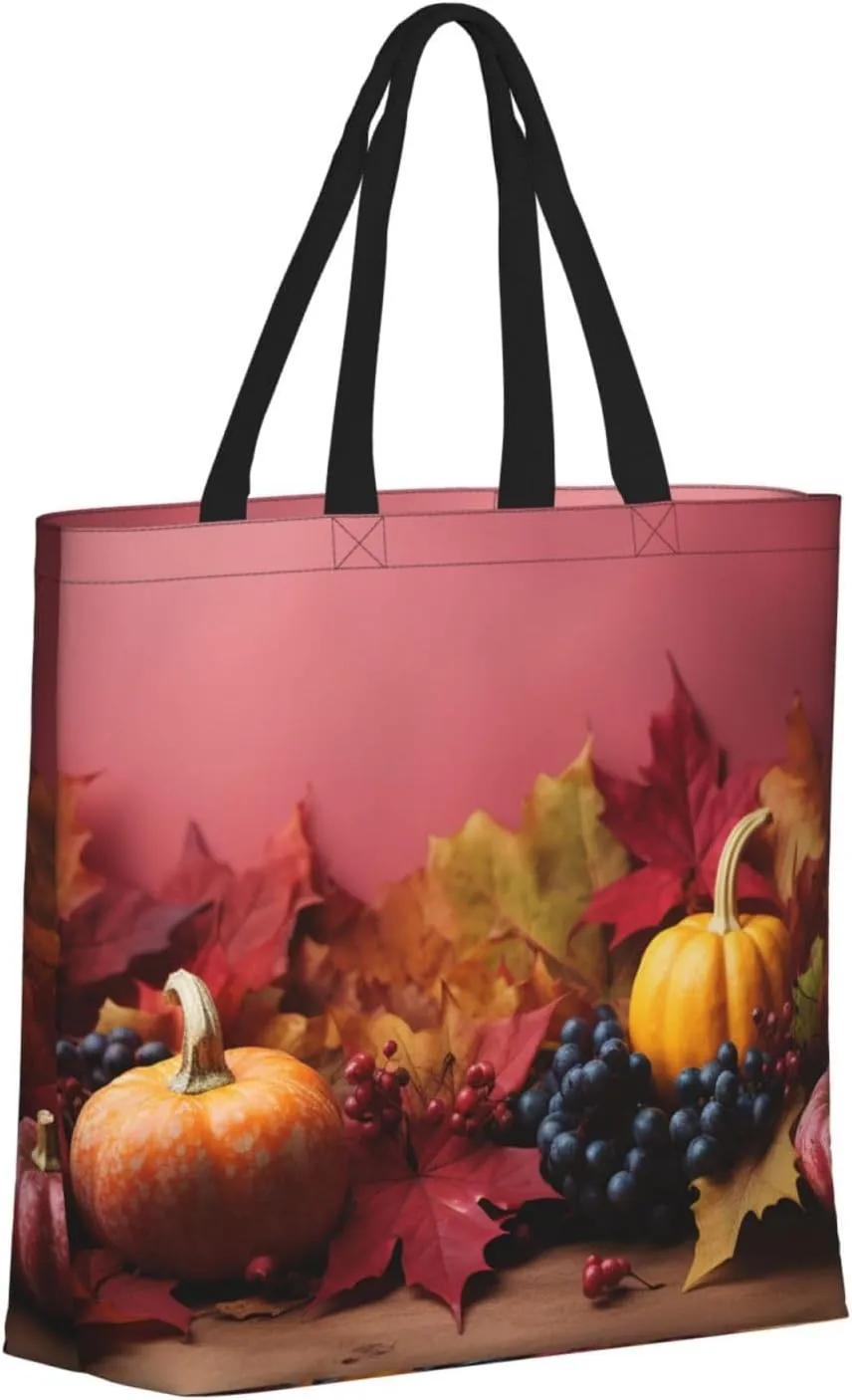 Tote Bag for Women Grocery Bag Reusable Shopping Bag Tree branch silhouette at dusk Handbag Foldable Shoulder Bag