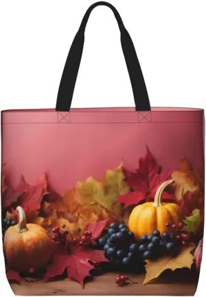 Tote Bag for Women Grocery Bag Reusable Shopping Bag Tree branch silhouette at dusk Handbag Foldable Shoulder Bag
