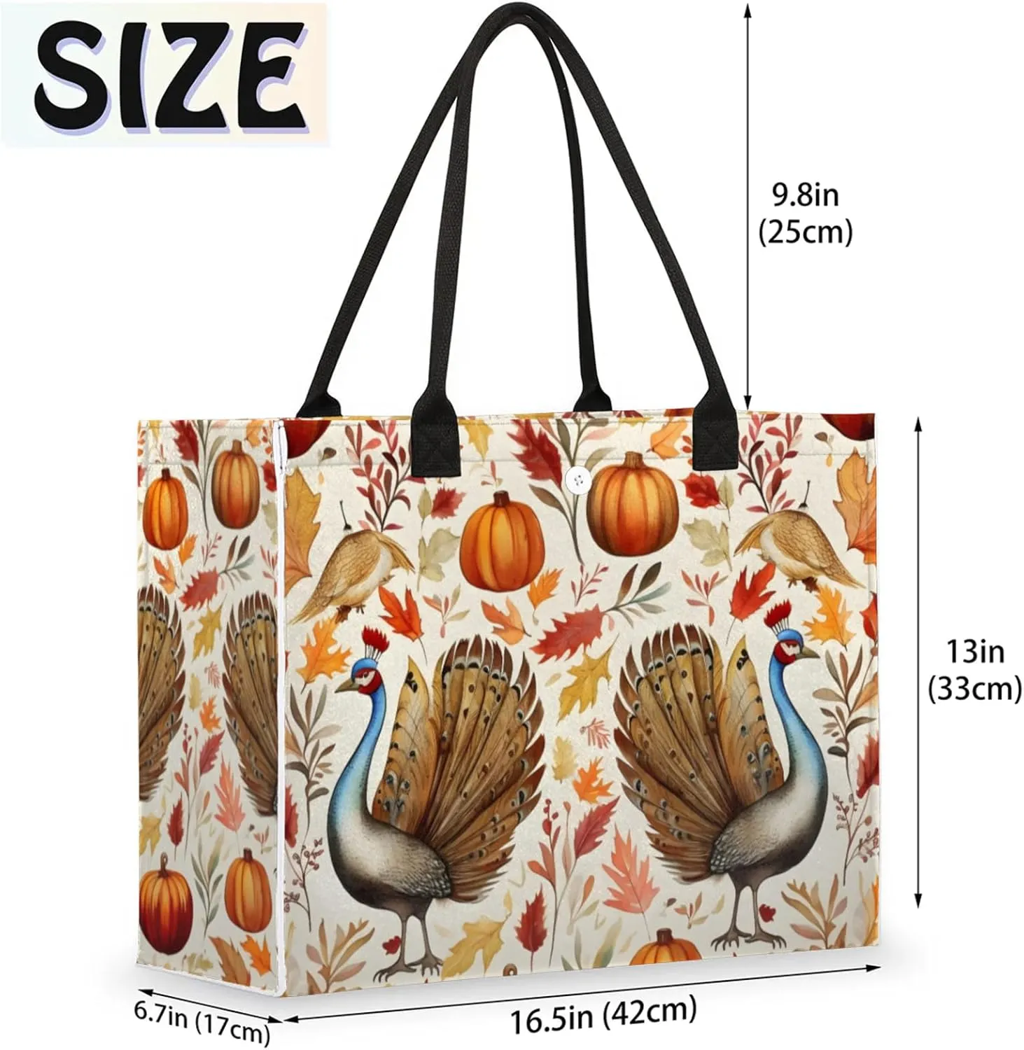 Tote Bag for Women Reusable Canvas Shoulder Bag