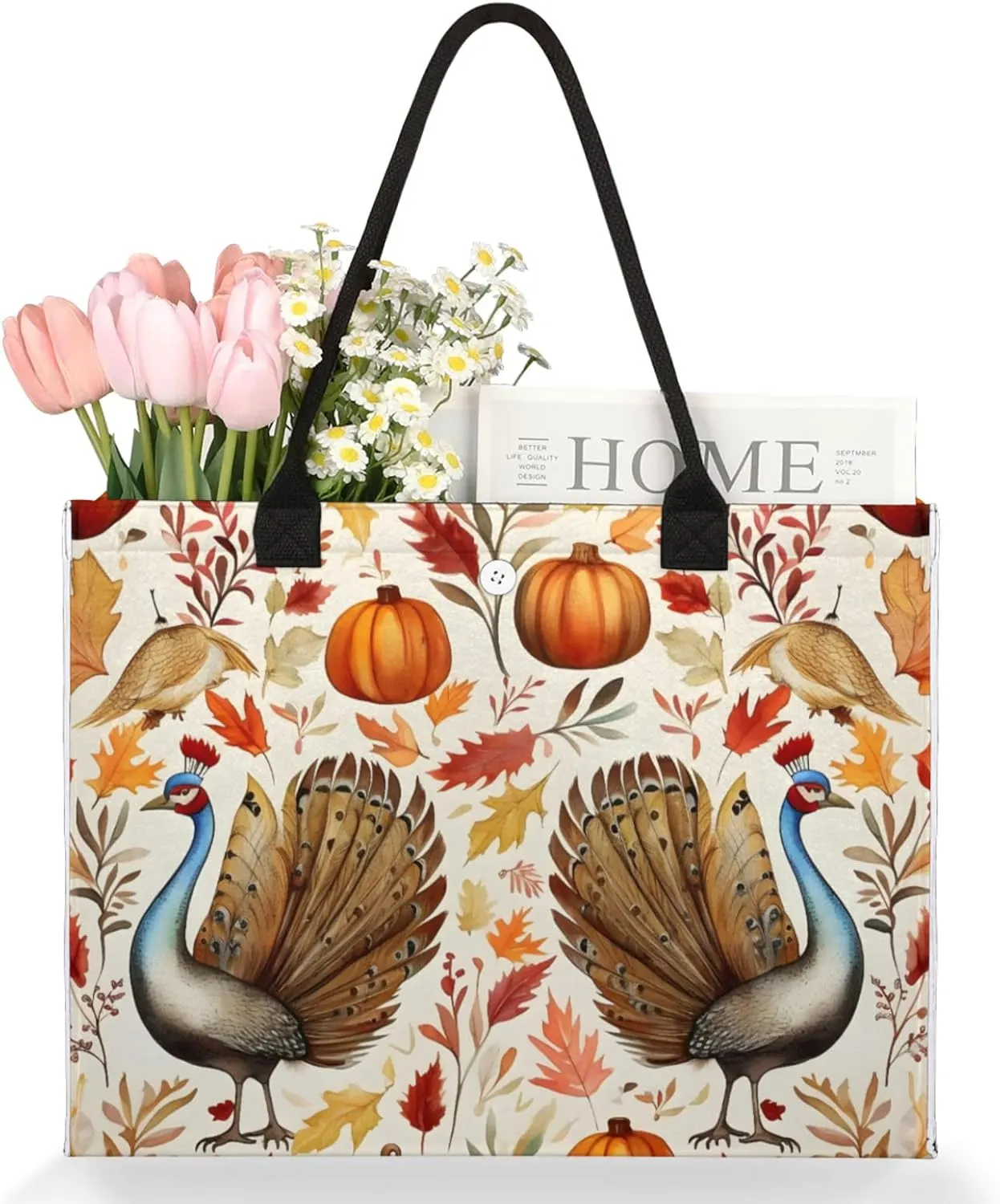 Tote Bag for Women Reusable Canvas Shoulder Bag