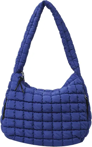 Tote Bag For Women Work Large Quilted Carryall Puffer Shoulder Bag Lightweight Quilted Padding Hobo Bag Quilted Bag