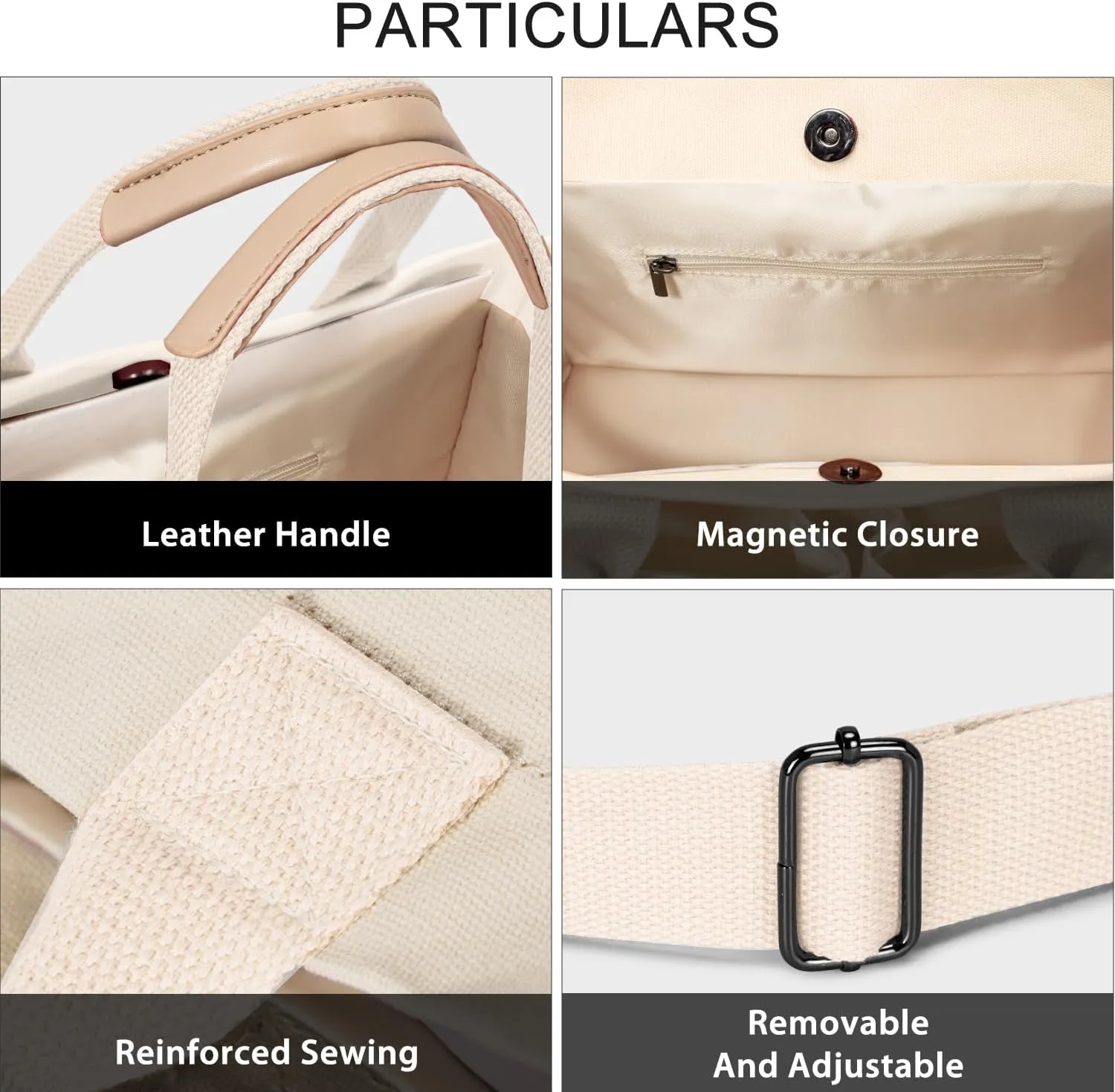 Tote Bags for Women Canvas Tote Purse Crossbody Bags with Pockets Top Handle Shoulder Handbags Satchel Bags for Women