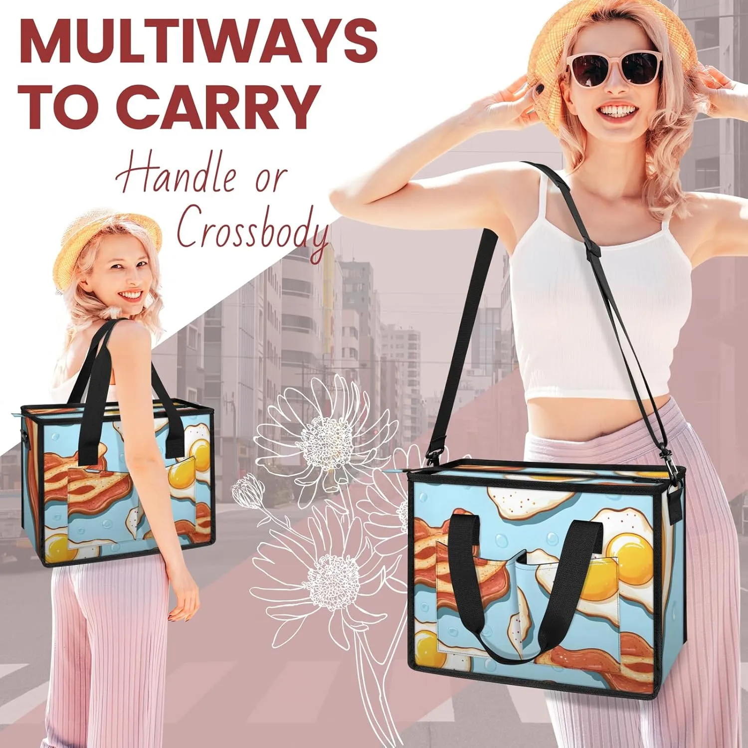 Tote Satchel Bag Set 3PCS for Women,Travel Shoulder Bag Handbag and Wallet Daily Use02
