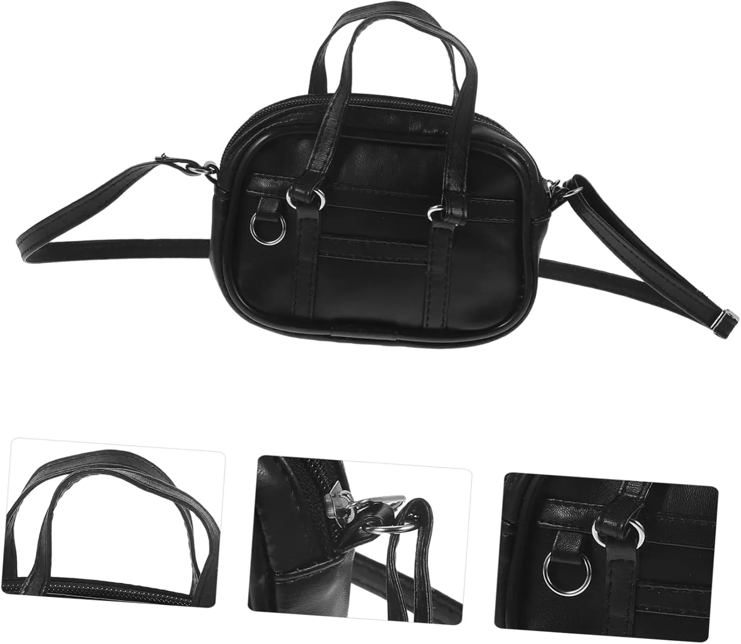 Toyvian 3pcs Miniature Doll Handbag Crossbody Bag for DIY Cute Decorative Accessory for Dollhouse Collection Versatile Styling Options for Little Dolls