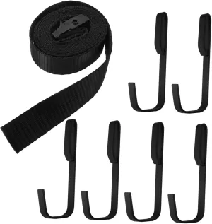 Tree Stand Strap Hooks 1 Set of Versatile Hunting Hooks Outdoor Safety Harness Hangers for Tree Climbing