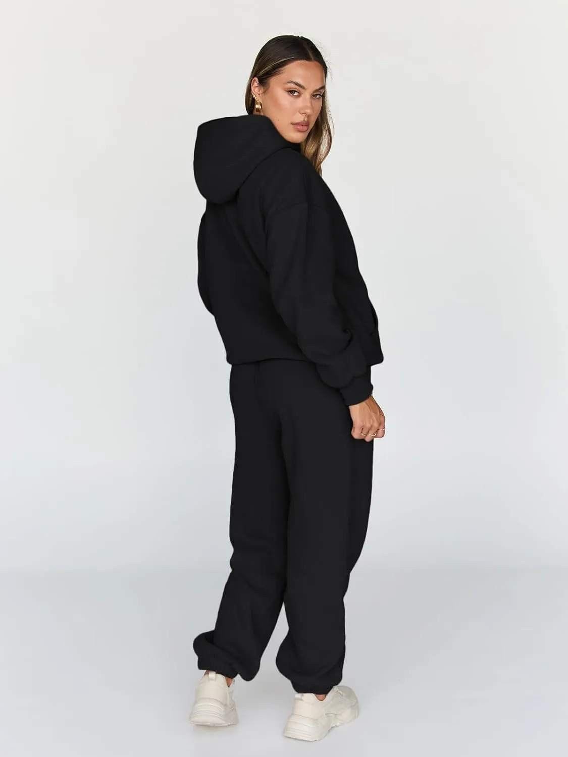 Trendy Queen Sweatsuits Women 2 Piece Outfit Two Piece Lounge Sets Hoodies and Sweatpants Fall Fashion Clothes 2025 Tracksuit