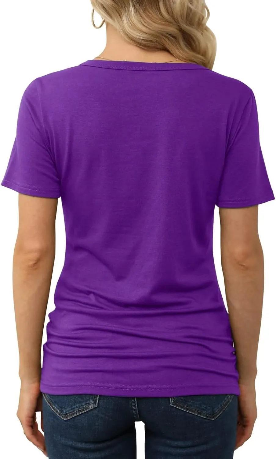 Trendy Tshirts for Women Lined Going Out Crop Tops 2025 Spring Summer Workout Clothes Beach Fashion