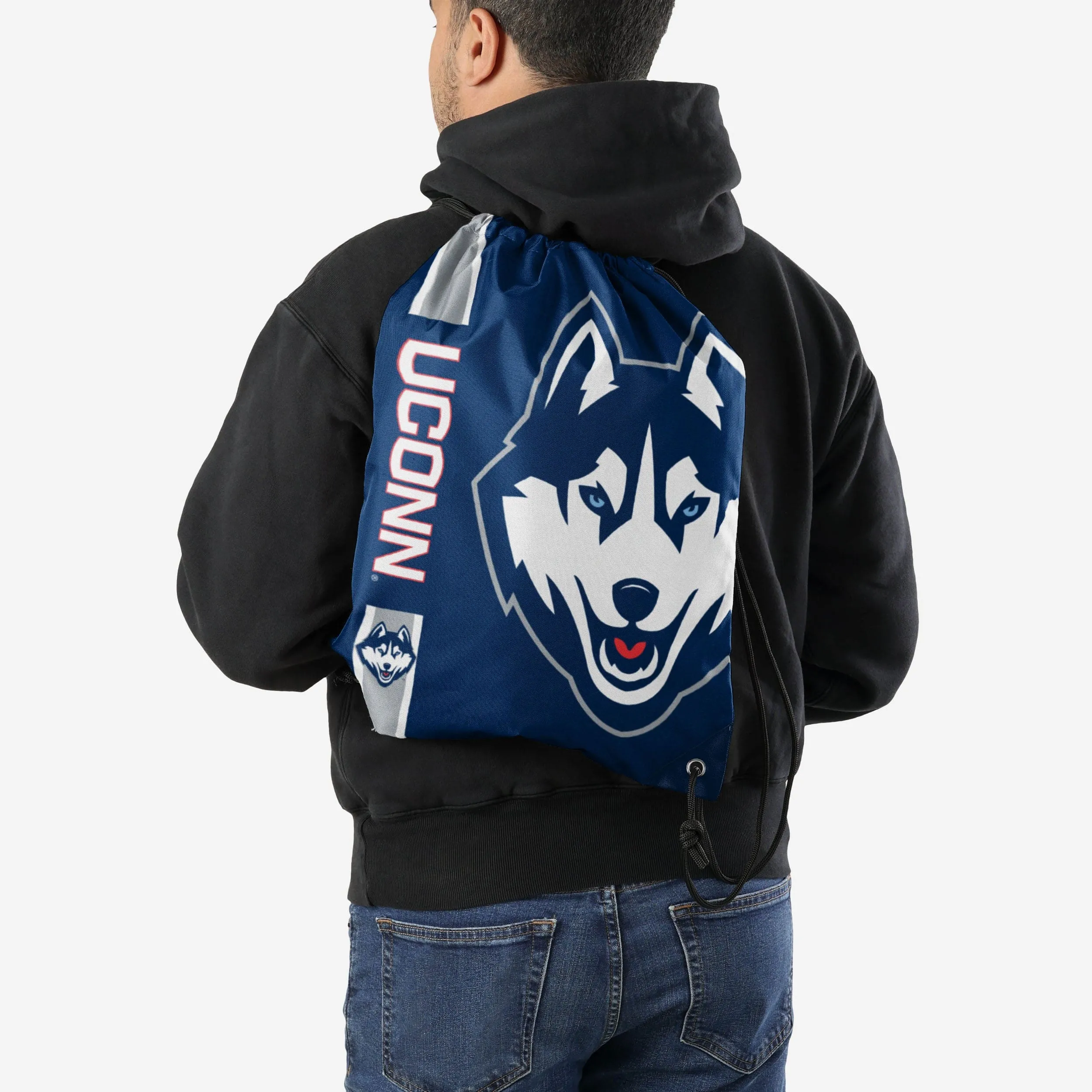 UConn Huskies Big Logo Drawstring Backpack