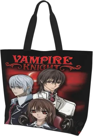 Vampire Knight Shoulder Bag Woman'S Large Capacity Storage Bag Shopping Bags For Beach Daily Travel