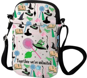 VAMSII Witch Inspired Crossbody Bag Musical Gift Together We're Unlimited The Musical Theater Fans Gift