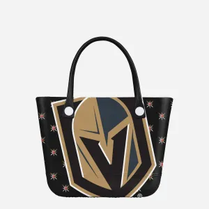 Vegas Golden Knights Big Logo Mini Print Tailgate Tote Bag