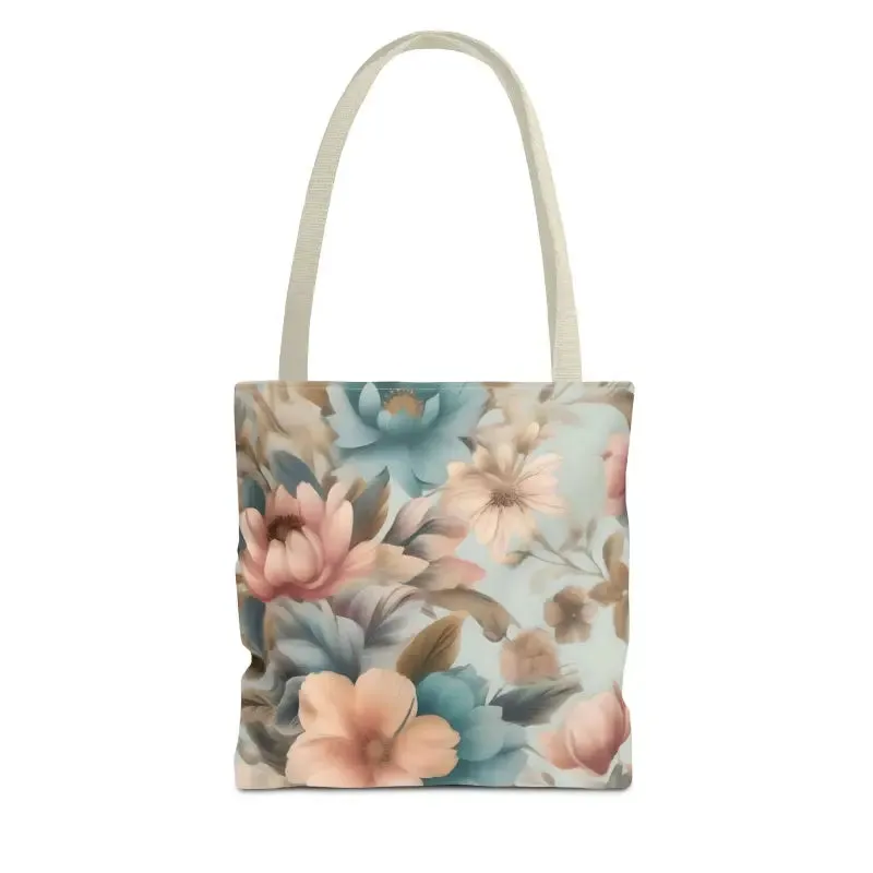 Vintage Flowers Pattern Tote Bag for Everyday Style