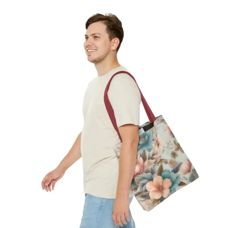 Vintage Flowers Pattern Tote Bag for Everyday Style