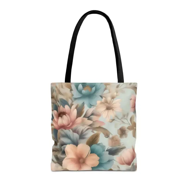 Vintage Flowers Pattern Tote Bag for Everyday Style