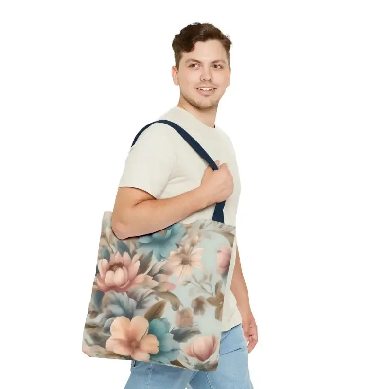 Vintage Flowers Pattern Tote Bag for Everyday Style