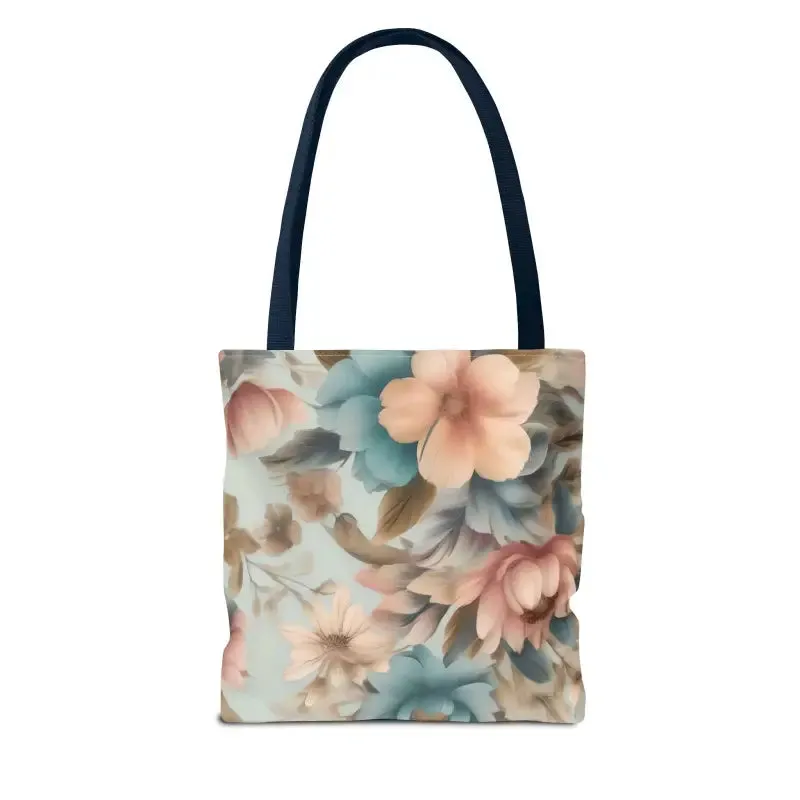 Vintage Flowers Pattern Tote Bag for Everyday Style