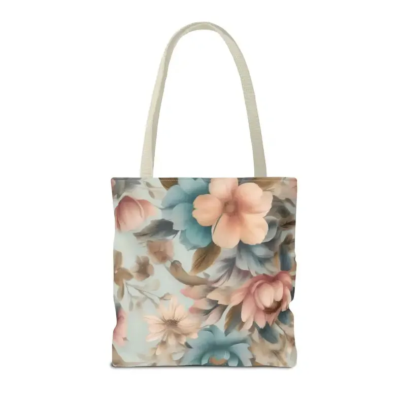 Vintage Flowers Pattern Tote Bag for Everyday Style