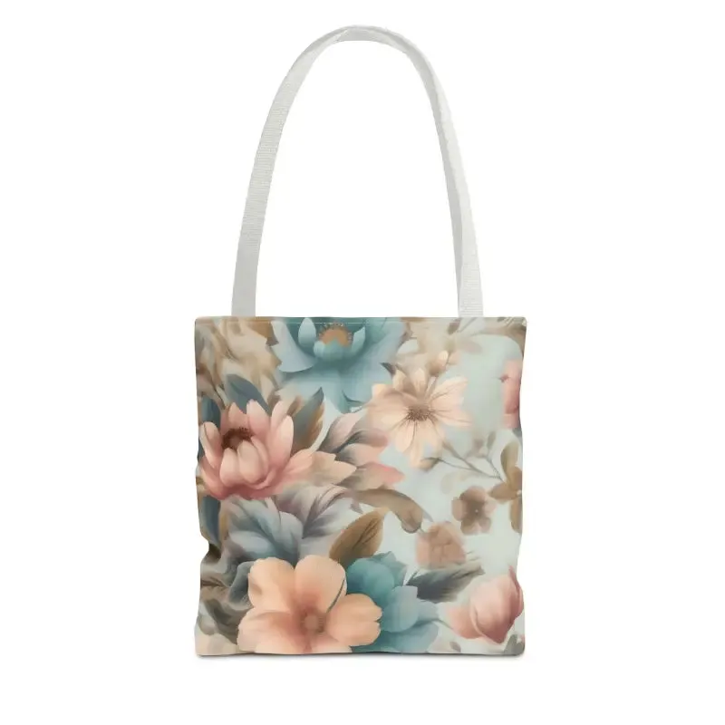 Vintage Flowers Pattern Tote Bag for Everyday Style