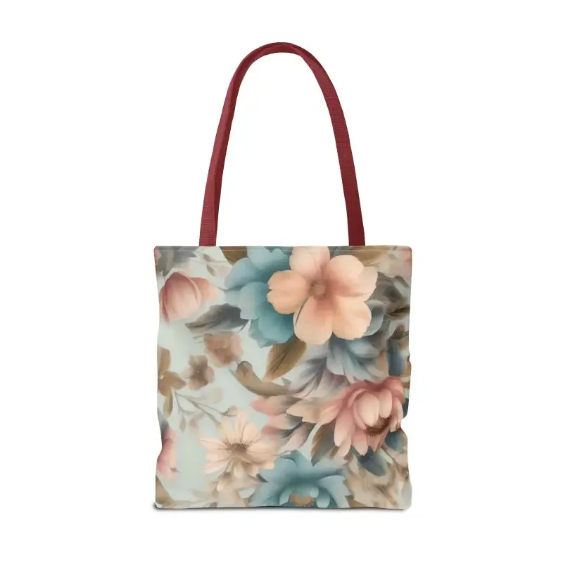 Vintage Flowers Pattern Tote Bag for Everyday Style