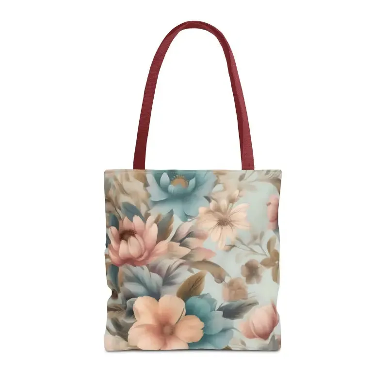 Vintage Flowers Pattern Tote Bag for Everyday Style