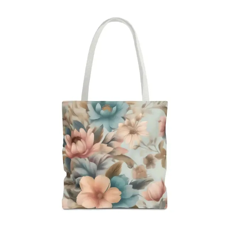 Vintage Flowers Pattern Tote Bag for Everyday Style
