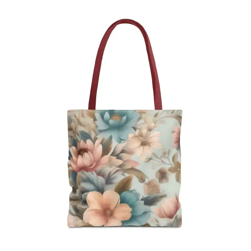 Vintage Flowers Pattern Tote Bag for Everyday Style