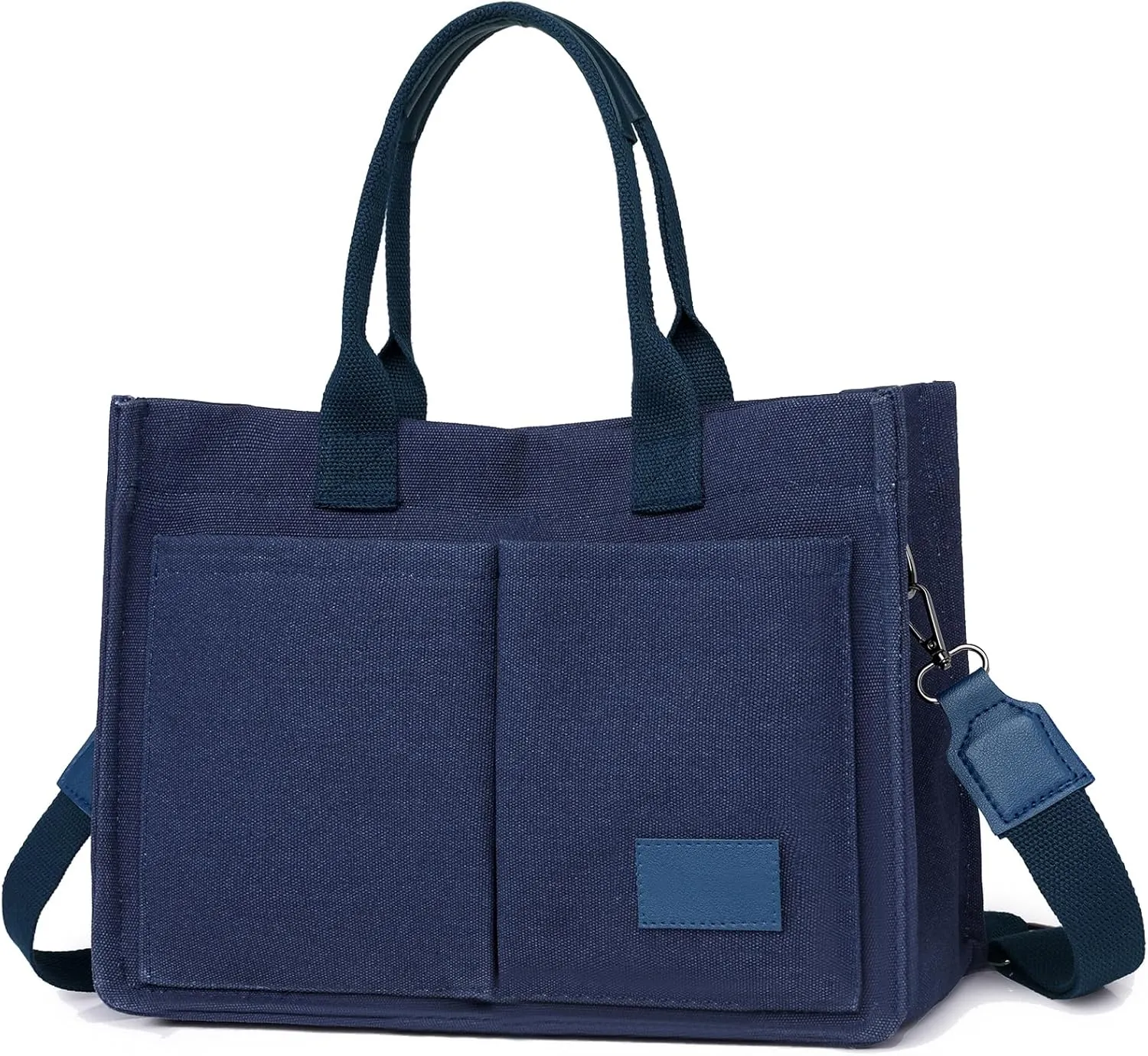 VODIU Canvas Tote Bag for Women,Laptop Bag Work Tote Bag Women Crossbody Purse Handbag Shoulder Travel Messenger Gym Tote