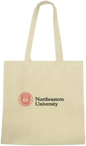 W Republic 1101-226-NAT 15.5 x 14.5 x 7 in. Northeastern University Huskies Institutional Tote Bags, Natural