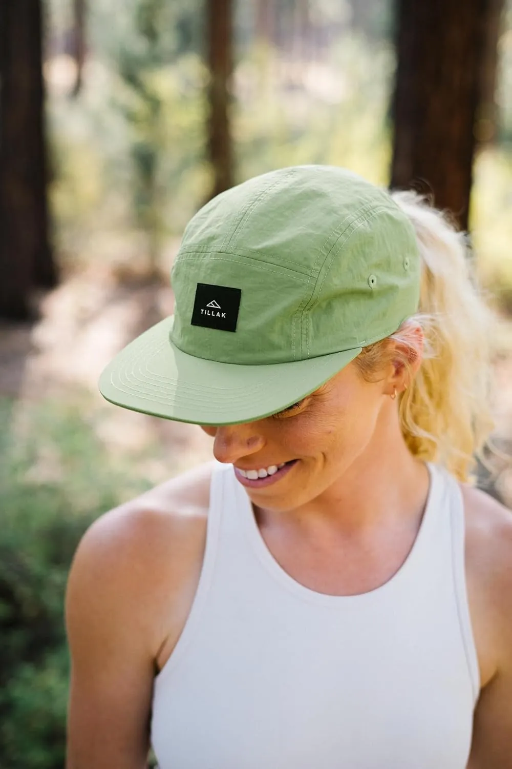 Wallowa Camp Hat, Lightweight Nylon 5 Panel Cap with Snap Closure