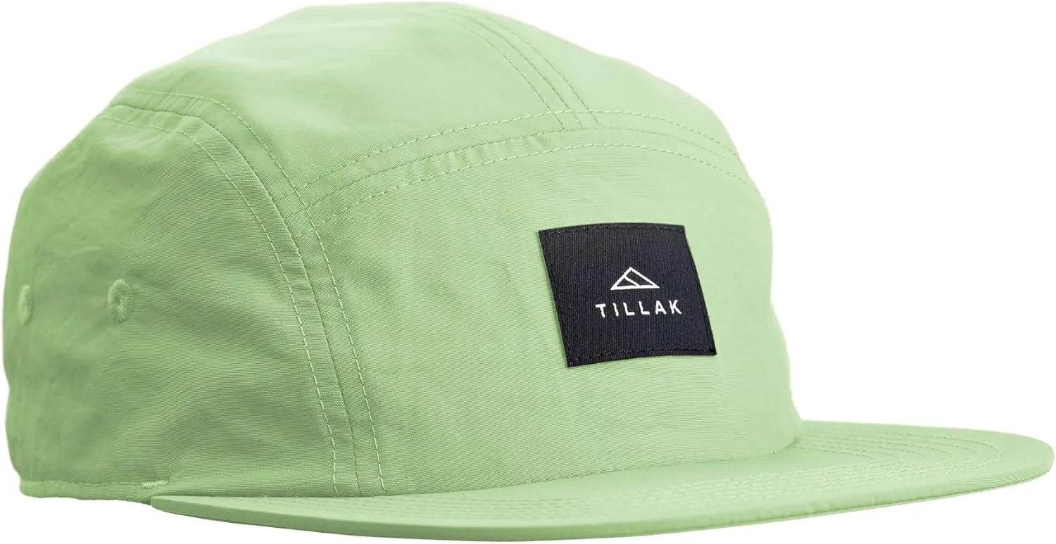 Wallowa Camp Hat, Lightweight Nylon 5 Panel Cap with Snap Closure