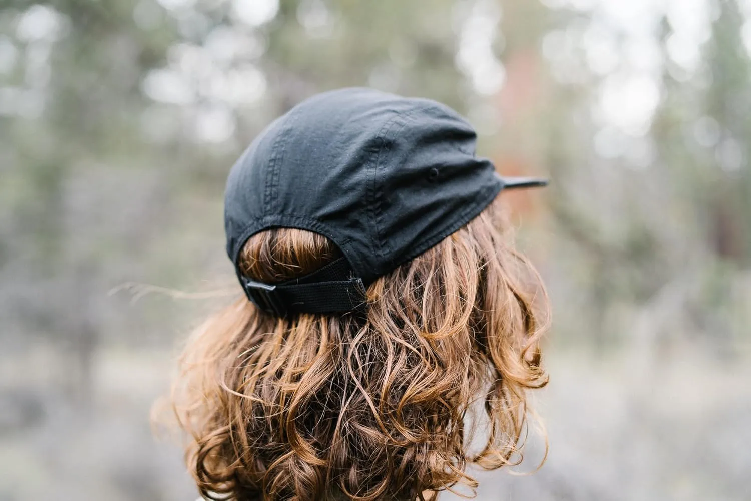 Wallowa Camp Hat, Lightweight Nylon 5 Panel Cap with Snap Closure