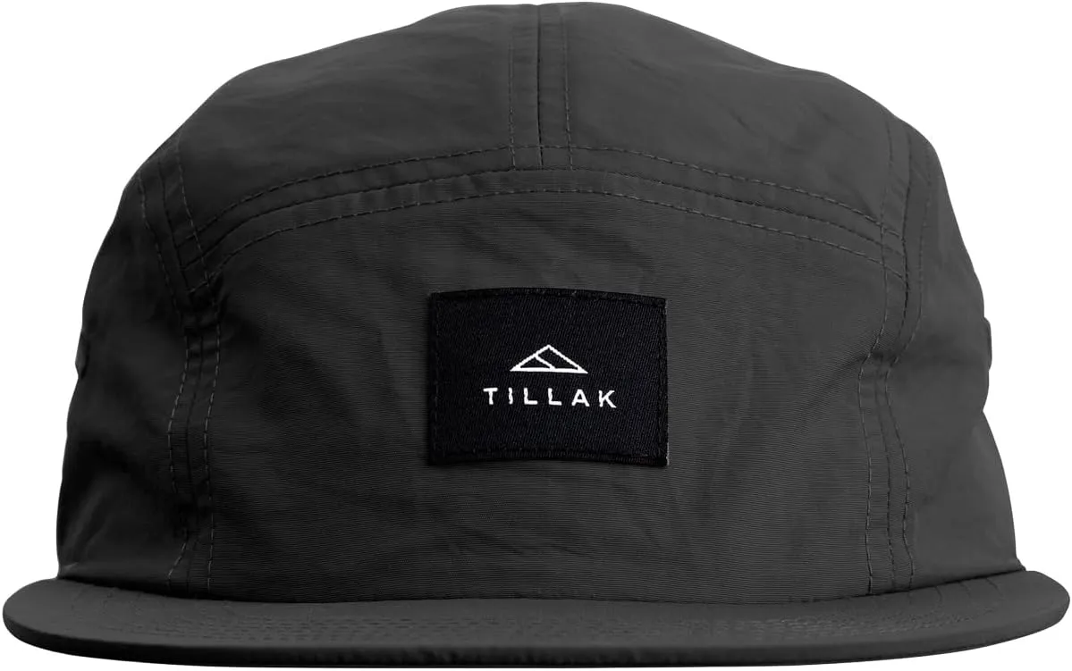 Wallowa Camp Hat, Lightweight Nylon 5 Panel Cap with Snap Closure
