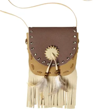 Widmann 05905 – Indian Bag, Handbag, Western, Wild West, Carnival Fancy Dress